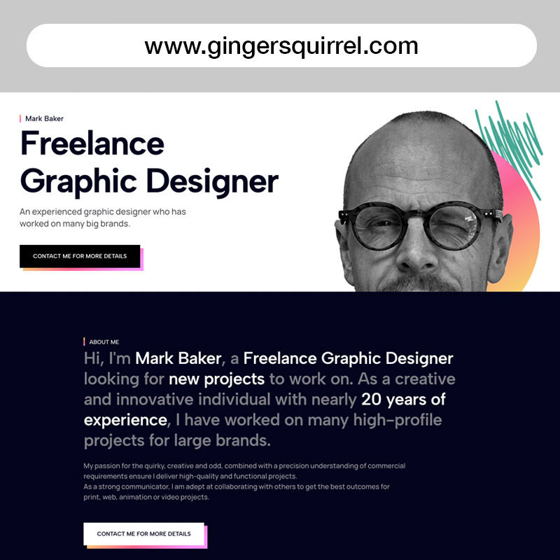 Markus Baker - Freelance Graphic Designer