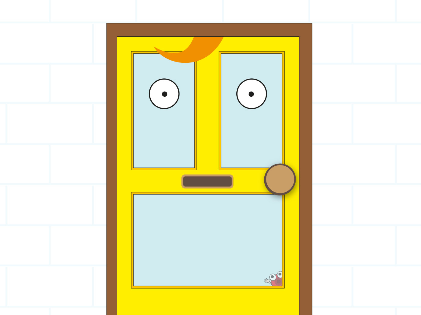 Sam as a door