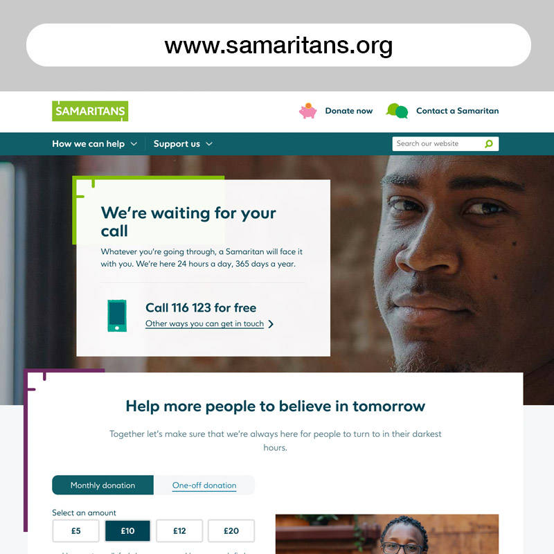 Samaritans Website